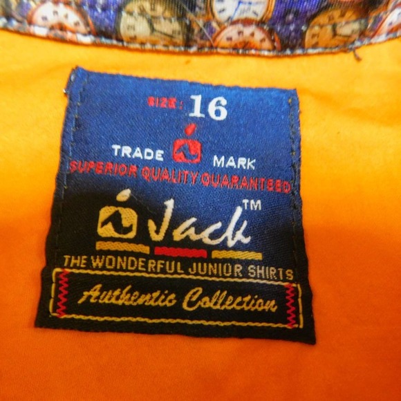 Authentic The Company Staten Is. Orange/Navy shirt Youth 16 - Picture 13 of 13